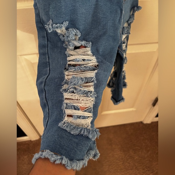 Distressed Overalls - Picture 4 of 4